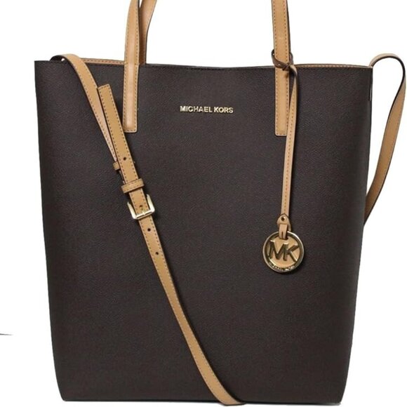 Like New Rare Michael Kors Eliza Reversible Shoulder Bag XL M - Picture 1 of 13